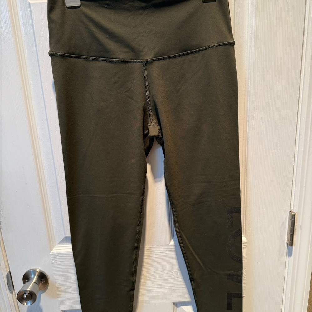 Victoria's Secret Olive-Green High-Waist Leggings